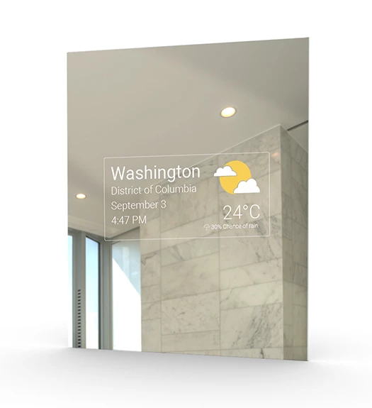 Download your favorite apps in the bathroom.